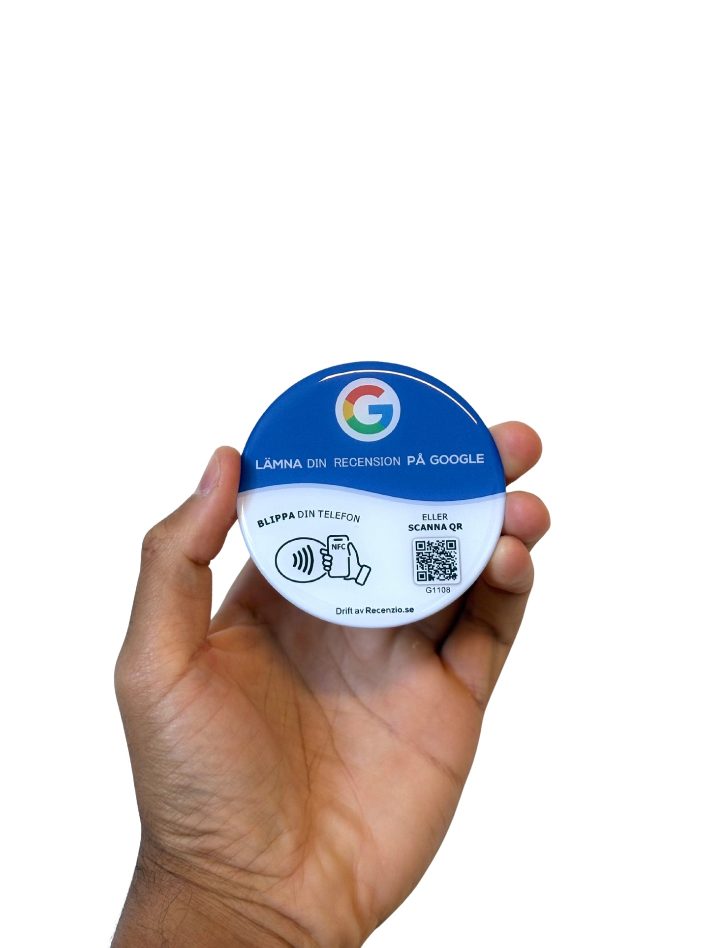 Rund Google recension 5-pack