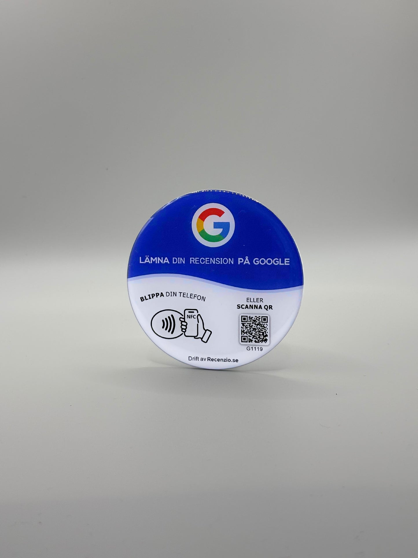 Rund Google recension 5-pack