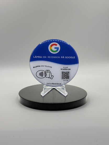 Rund Google recension 5-pack