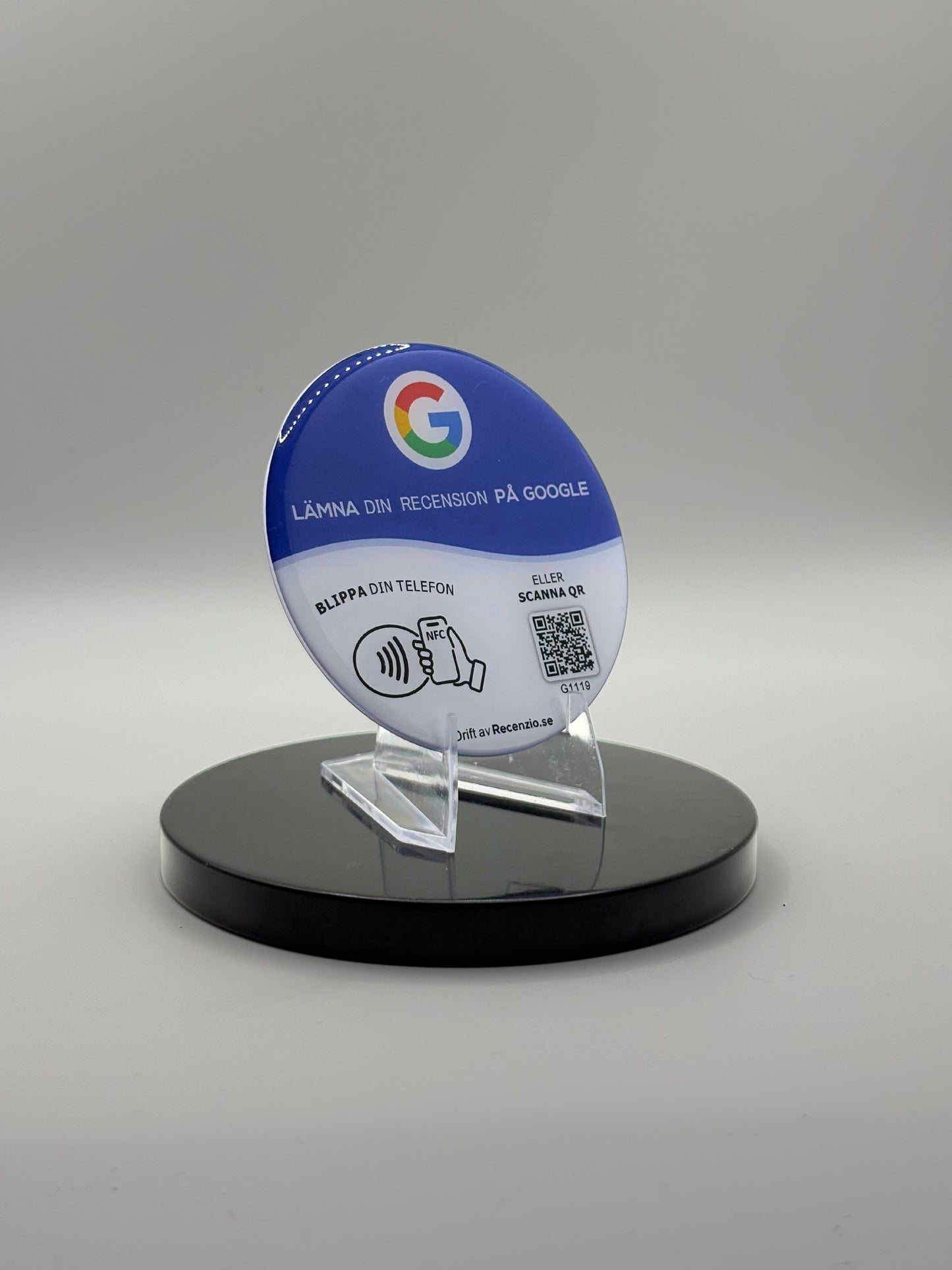 Rund Google recension 5-pack