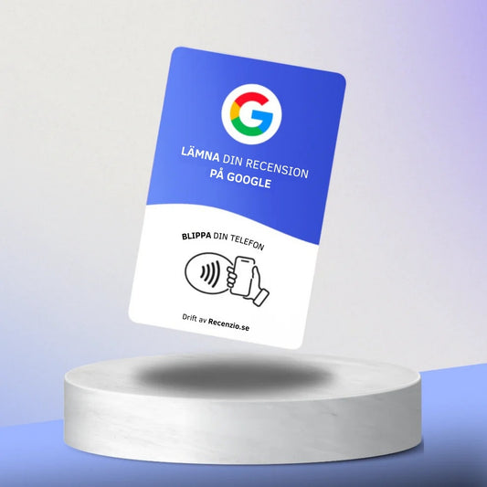 Google recension kort 5-pack